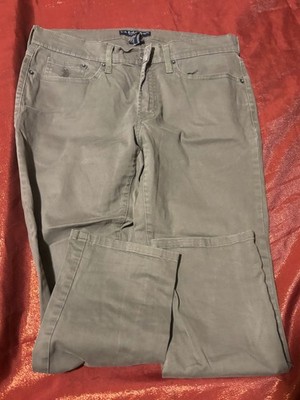 U.S. Polo Assn Pants Mens 31x32 Activate Stretch Chino Flat Front Casual Gray