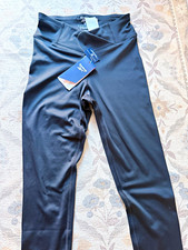 Reebok Speedwick Women?s Black Ankle Gym Leggings Stretch Size S 30in