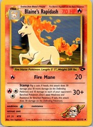 Blaine's Rapidash 33/132 Gym Challenge