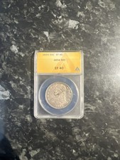 1834 50C EF 40 Capped Bust Half Dollar EF40 ANACS EF40