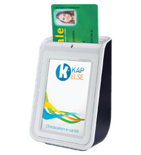 📟 Kapelse eS-KAP-Ad-vR Lecteur Carte Vitale CPS Nomade Bi-Fente 🏥