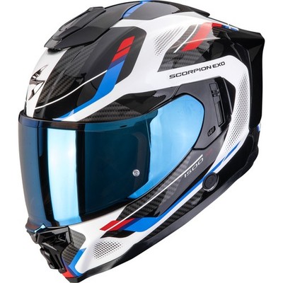 Scorpion - Motorcycle Helmet XS - EXO-1500 Air Sleek White-Red-Blue
