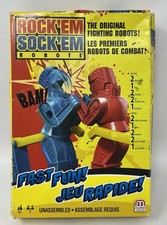 Rock 'Em Sock 'Em Robots Travel Game The Original Fighting Robots Damaged Pkg