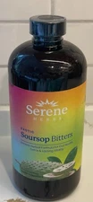 Serene Herbs Soursop Bitters Supplement 16 fl oz Gut Health Detox SEALED 05/2027