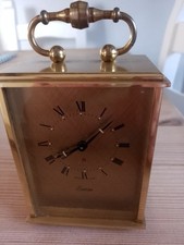 Beautiful, Unmarked Miniature 8 Day  Swiza Of Germany Mantle Clock With Alarm