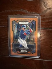 Panini 2024 Prizm Jace Bohrofen Blue Jays Rookie Orange Wave Prizm /49 #222