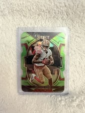 2022 Panini Select - Concourse Brandon Aiyuk #4 Neon Green Prizm Die-Cut /299