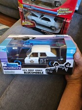 GREENLIGHT GREEN MACHINE CHASE BLUES BROTHERS 1974 DODGE MONACO BLUESMOBILE RARE