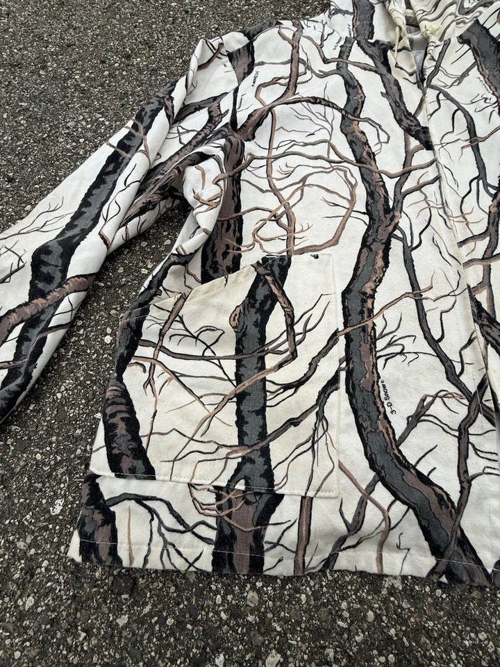 Sudadera con capucha vintage Johnson Garment 3-D sombra camuflaje XXL Marshfield Wisconsin EE. UU. Foto 2 de 4