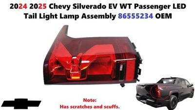 2024 2025 Chevy Silverado EV WT Passenger LED Tail Light Lamp Assembly 86555234