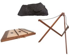 Roosebeck 12/11 Course Hammer Dulcimer  Portable Stand  Gig Bag