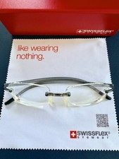 Ungetragene Fernbrille  R - 3,25 L  -4,00 Fassung randlos von SWISSFLEX