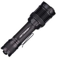 JETBeam M37 Max Tactical Flashlight Rechargeable Resists Water/Impact Battery