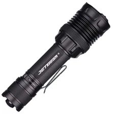 JETBeam M37 Max Tactical Flashlight Rechargeable Resists Water/Impact Battery