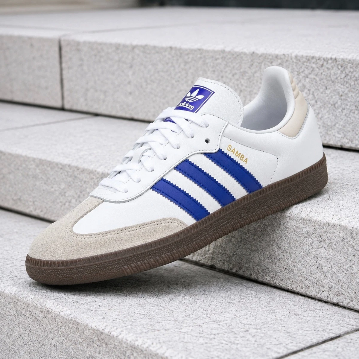 adidas Samba OG White Blue - огромный выбор по лучшим ценам | eBay