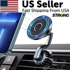 Strong Magnetic 360  Rotation Mag Safe Air Vent Car Mount Dashboard Phone Holder