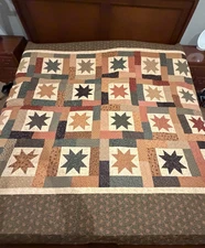 Amish Handmade Queen Size Quilt - BRAND NEW