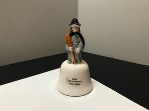 Vintage Salem Witch Museum Salem, Mass. - Souvenir Witch Bell - Made In Japan