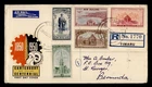 DR WHO 1950 NEW ZEALAND FDC CANTERBURY CENTENNIAL COMBO M78649