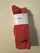 SX6888 992 Nike Everyday Plus 3 Pack Cushioned Crew Socks sz L 8-12 A19