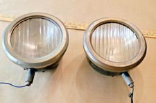 Two Early Dodge Brothers Headlight Assemblies 1920s With Ford H Lenses