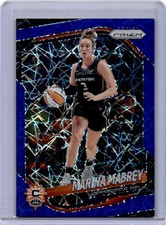 2025 Panini Prizm WNBA #18 Marina Mabrey Blue Velocity Prizms
