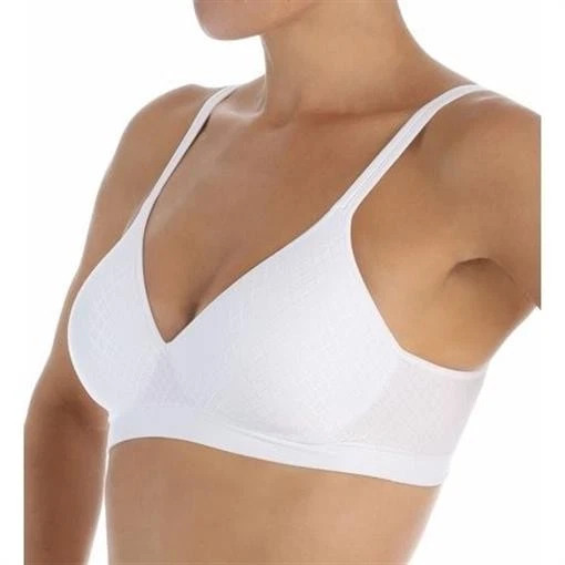 NWOT Hanes LG CustomFlex Fit Full Coverage Wirefree Bra HU08 Purple 128863 - Image 4 of 4