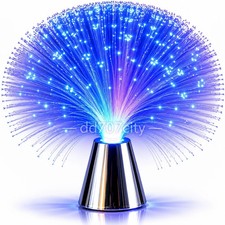 Color Changing Fiber Optic LED Lamp Night Light Bedroom Room Decor Gift
