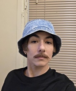 100% Human Hair Moustache Handtied MD Brown 3.5in (1a)