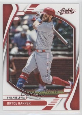 2022 Panini Absolute Retail Red /99 Bryce Harper #31 o7m