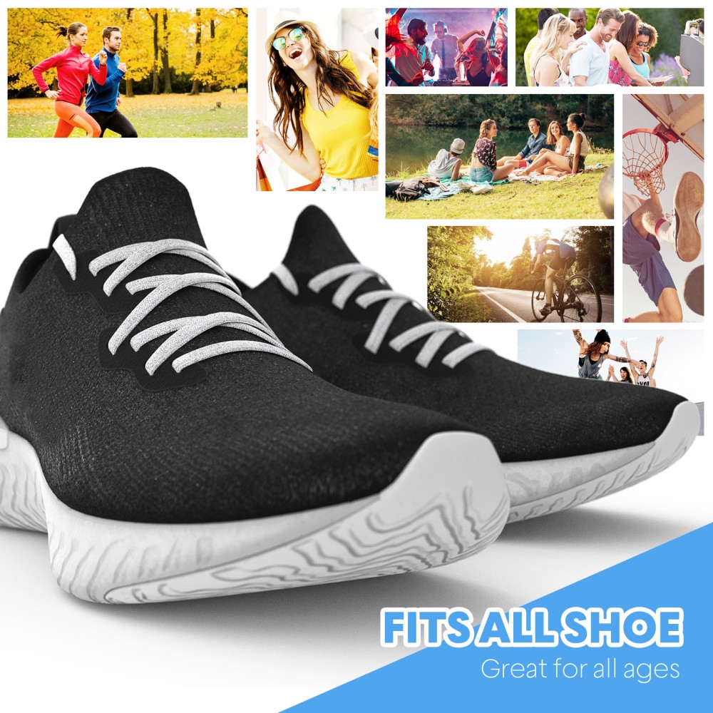 APL Garneck 1 paio lacci per scarpe glitter 1 1 m lacci per scarpe piatti moda lacci per scarpe per