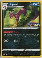 Liepard SWSH187 Black Star Promo (Prerelease) - Brilliant Stars