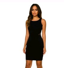 Forever 21 Black Sheath Lace Cut-out Mini Dress Women's Small