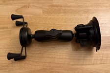 Ram Mounts X Grip Suction Mountable Adjustable Cell Phone Holder Used 