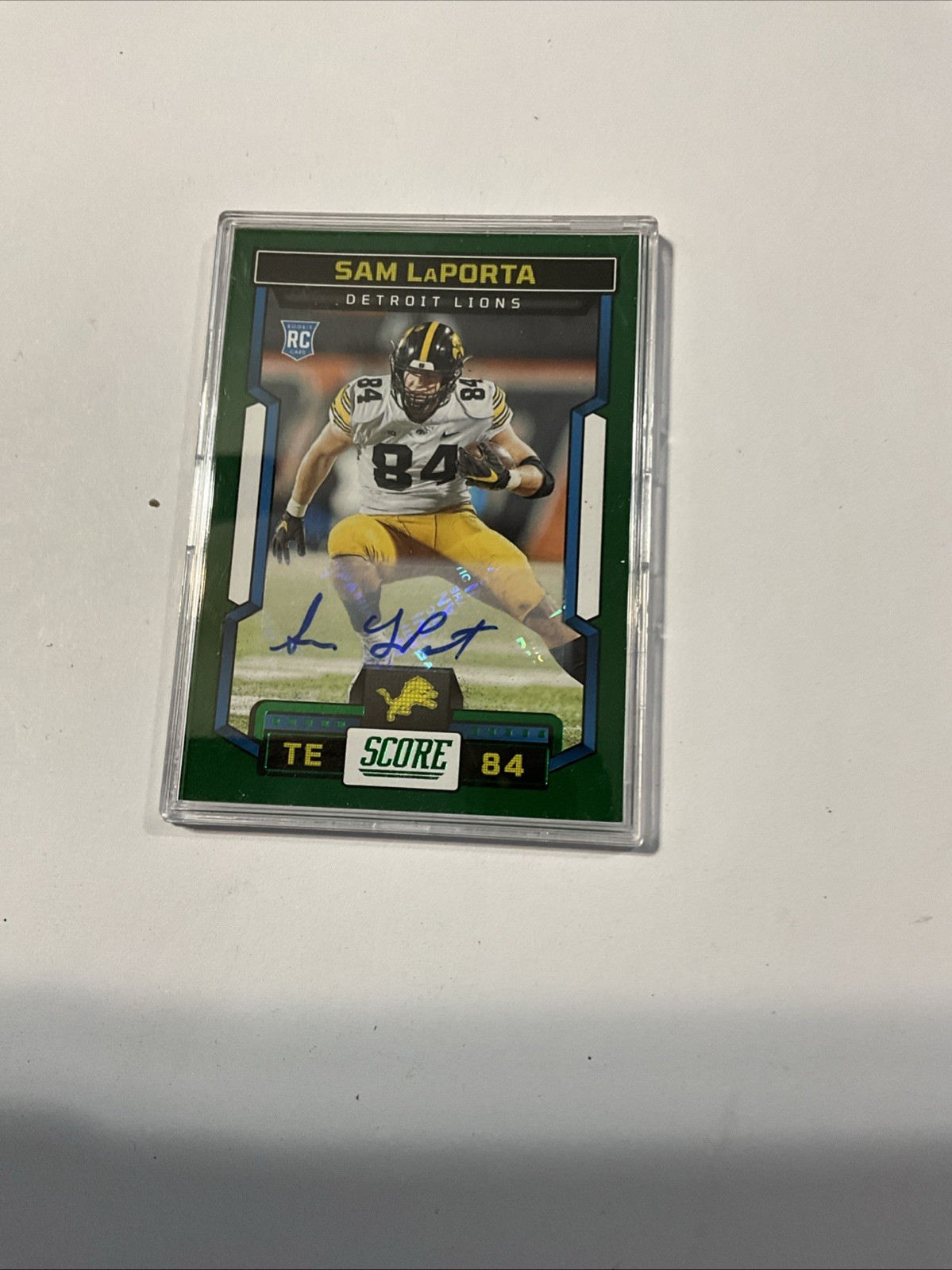 2023 Score - Rookies Sam LaPorta #342 Green Signatures (AU, RC)