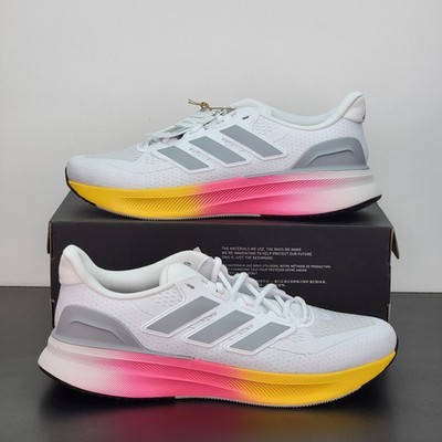 Adidas UltraRun 5 Men's Size 10.5 Athletic Shoes White Multicolor Sneakers