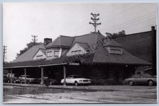 K30/ Washington Pennsylvania RPPC Postcard REPRINT c70s Railroad Depot 88