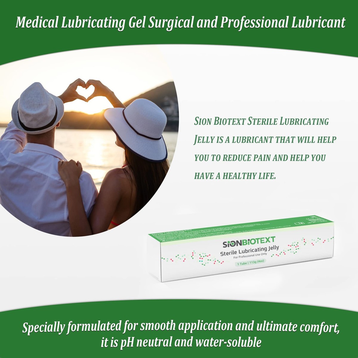 genteal lubricant gel Sterile Lube Water Based Gel Lubricating Jelly Smooth Formula 4 fl oz Tube