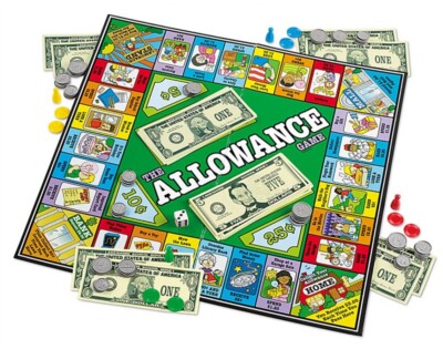 The Allowance Board Game by Lakeshore Learning Board Money Handling - New Sealed