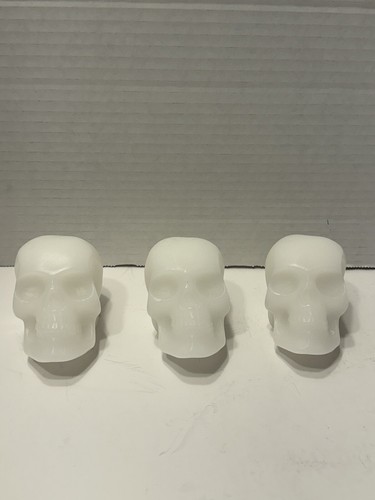 Mikasa Halloween Ghost Clear LED Light Up Decor - Set of 3 - New - Picture 3 of 9