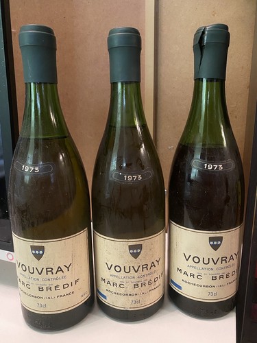 3x Marc Bredif Vouvray 1973