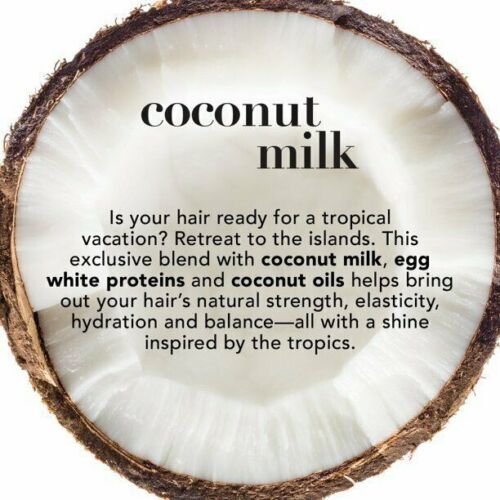 Ogx Hair Conditioner Nourishing Coconut Milk Hydrating Formula 13oz Pack of 12 - Picture 5 of 8