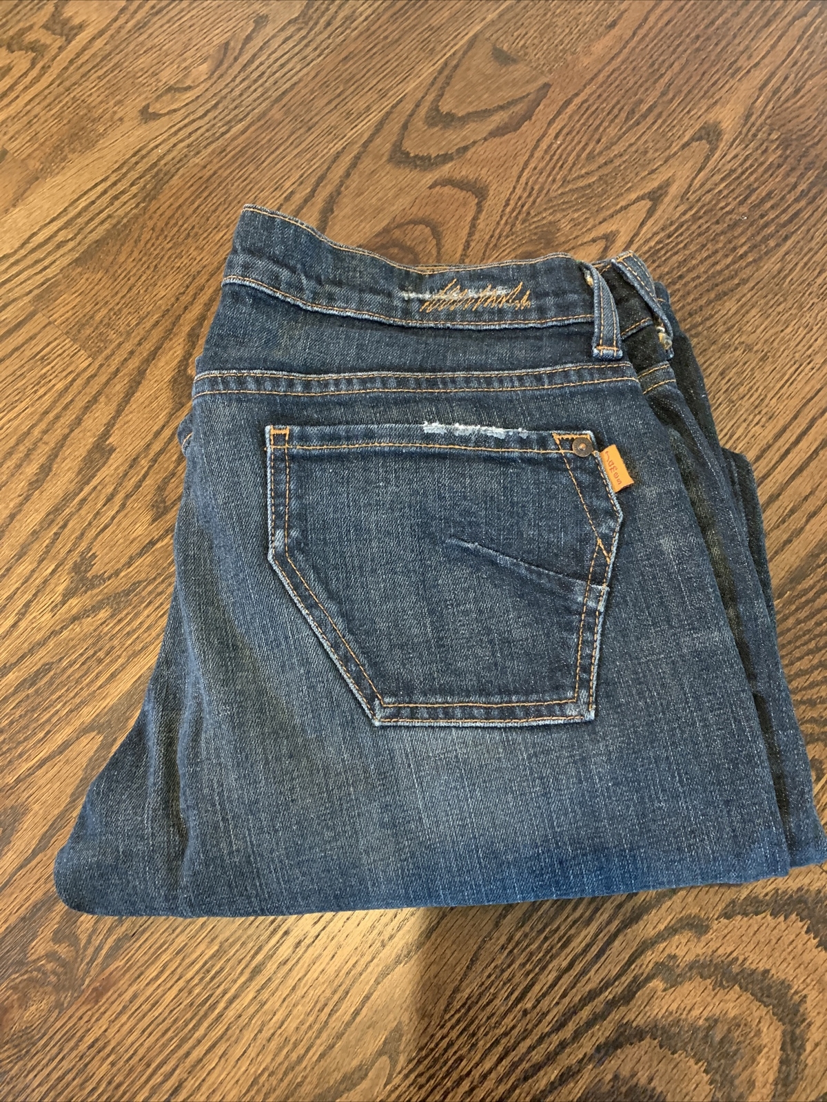 JAMES PRESERVED DENIM SZ 30(31W×30L) USA MADE BOOTCUT DARK WASH BLUE JEANS