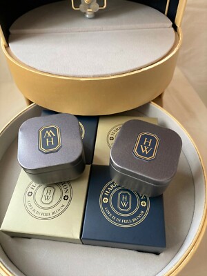 Harry Winston  リングBOX ゴールドロゴ HARRY WINSTON Harry Winston HW Logo Ring Ring 7.5 18 Gold