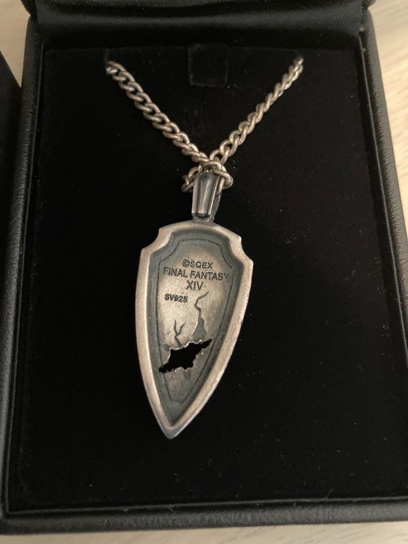 Final Fantasy 14 Silver Pendant Necklace Unbreakable Bond