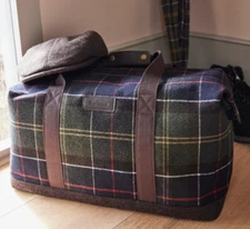Barbour Cree Tartan Holdall Duffle Perfect for Short Trip or Carry-on  MSRP$190