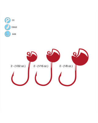 Gamakatsu Wacky Head Jig 4 Pack - 1/16 Oz Weedless Soft Plastic Bait Hook For Bass Fishing - View #4