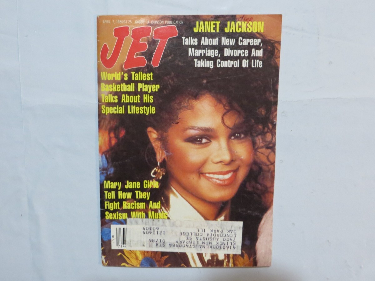 Vintage Jet Magazine APRIL 7 1986 JANET JACKSON 9H | eBay