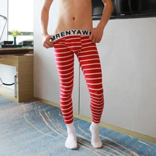 Men's Winter Warm Long Johns Leggings Base Layer Bottoms Thermal Underwear Pants