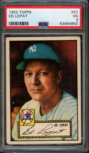 1952 Ed Lopat [Red Back] #57